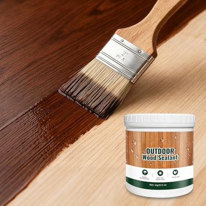Penetrating Wood Stain and Sealer in One with Polyurethane - 32 oz & Classic Walnut - Indoor and Outdoor, Enhances Wood Grain, Waterproof, Flexible, Crack Resistant, Weather Resistant