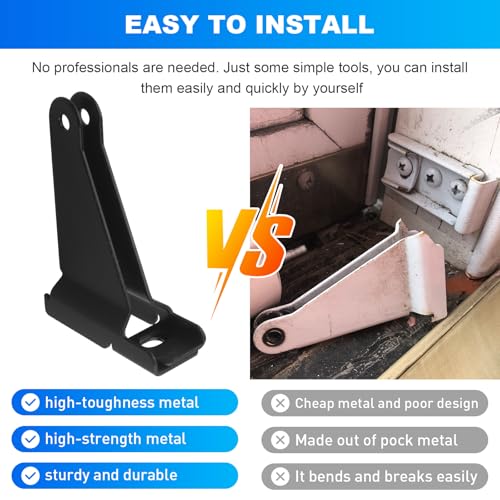 40201 Storm Door Closer Bracket, Compatible with Andersen Emco Larson - color: Black