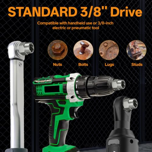 FYKIKTA14PCS Bolt Extractor Kit, 3/8" Drive Bolt & Nut Remover Set