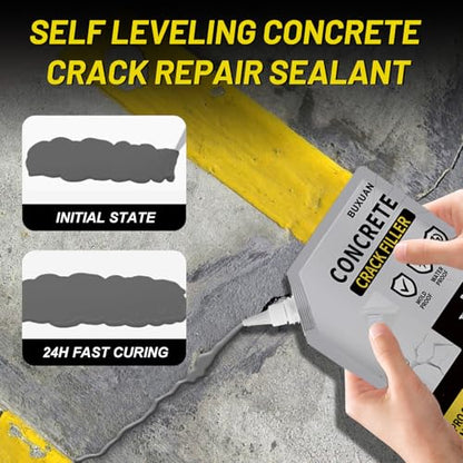 Concrete Crack Filler Outdoor, Self-Leveling Waterproof Sealant（3）