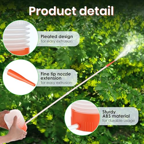 Diatomaceous Earth Powder Duster with Adjustable 12" to 36" Nozzle