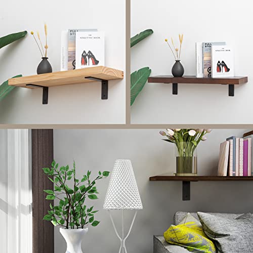 6"x 4"Shelf Brackets,L Shelf Brackets, die-cast Formation, Vertical Angle, Premium Alloy Metal Heavy Duty Shelf Bracket, high Strength Mounting Hardware Included, Corner Brace Joint,Pack of 4 - size: 6 inch x 4 inch die-cast