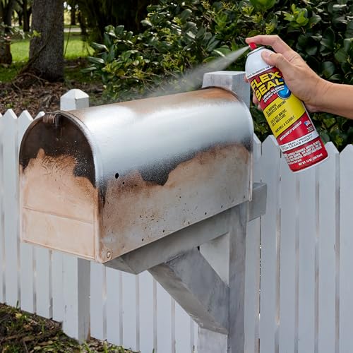 Flex Seal Spray Rubber Sealant Coating, Waterproof, White, 14 oz, 2-Pack - color: White, size: 14 oz (Pack of 2)