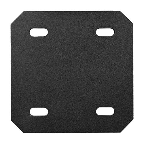 6 Pack Square Mending Plates,Slotted Hole for 1/4" Bolt