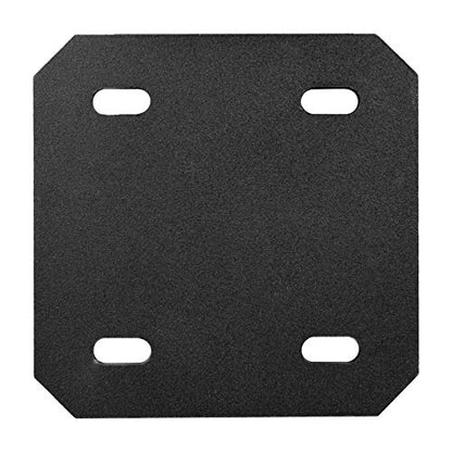 6 Pack Square Mending Plates,Slotted Hole for 1/4" Bolt