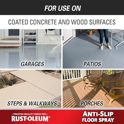 Rust-Oleum Clear Anti-Slip Floor Spray - size: 15 Fl Oz (Pack of 1)