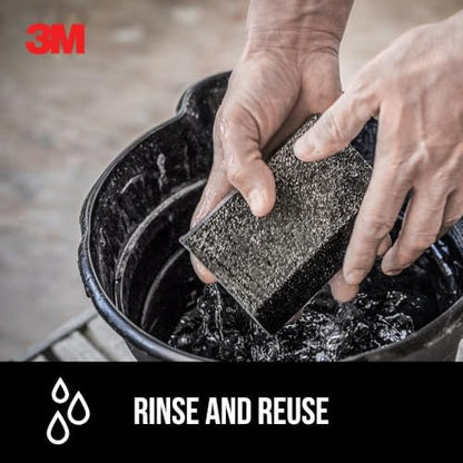 3M Angled Sanding Sponge, Fine Grit - size: Fine