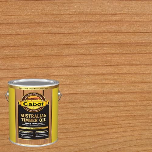 Cabot Australian Timber Oil Wood Stain and Protector, Natural, 1 Gallon - color: Natural, size: Gallon