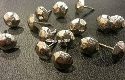 B.C. Upholstery Decorative Nails - CS No. 6901-NP 1/2 - Oxford Nickel Plated - 7/16 D x 1/2 L (500 Count) - size: 500 Nails per Box