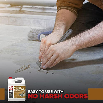 Max Strip Floor Adhesive Remover, Carpet & Mastic Glue Stripper, 1 Gal - size: 128 Fl Oz (Pack of 1)