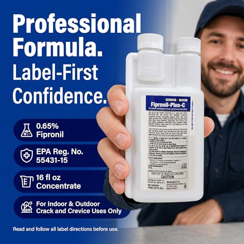 Fipronil Plus-C Insecticide Concentrate, 16 oz, Makes 21 Gallons