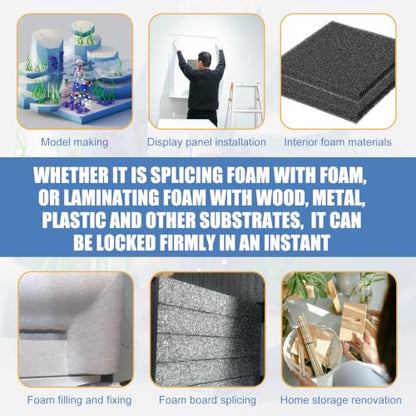 120ml Foam Glue, Foam Glue with Brush Cap, Foam Adhesive