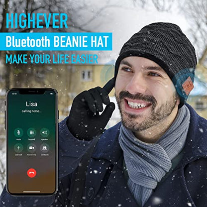 HIGHEVER Magnetic Wristband and Bluetooth Beanie Hat