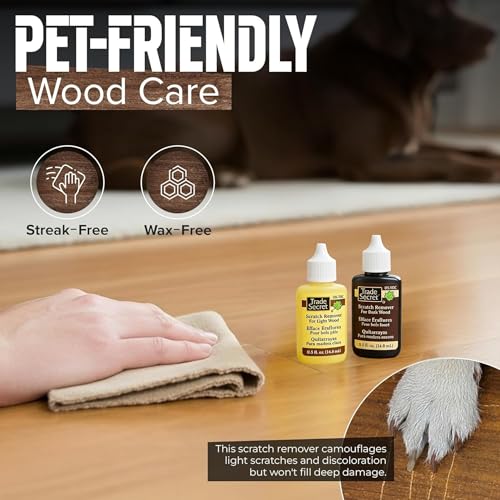 Trade Secret Wood Scratch Remover Mini Set, 2 Shades, 0.5 oz, 2 Pack - color: Mini Pro Set