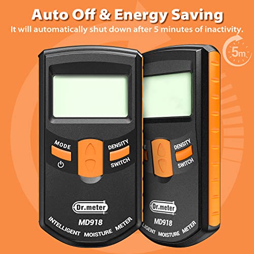 Dr.meter Pinless Wood Moisture Meter for Drywall Non-Destructive