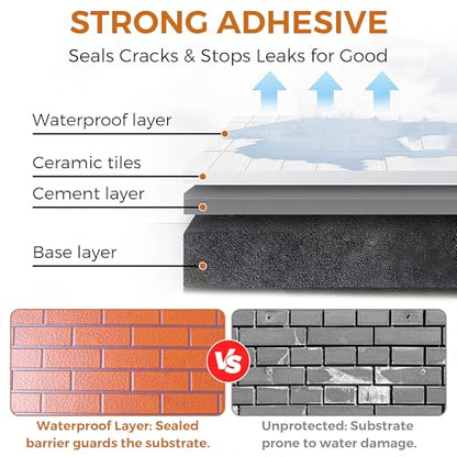 Transparent Waterproof Sealant 35oz, Invisible Waterproof Agent Indoor & Outdoor Sealant, Water-Based Clear Sealant for Roofs, Walls, Garden, Terraces, Patios, Concrete, Masonry - size: 35 OZ