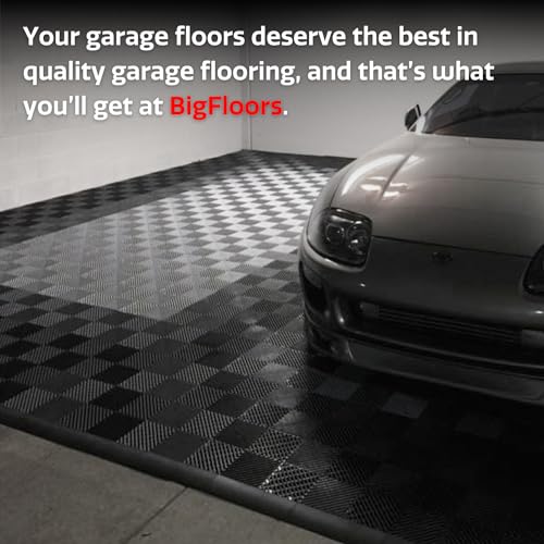 SnapLock RaceDeck Free-Flow 12"x12" Garage Tiles, 48pk, Bright Blue - color: Bright Blue, size: 48 Pack