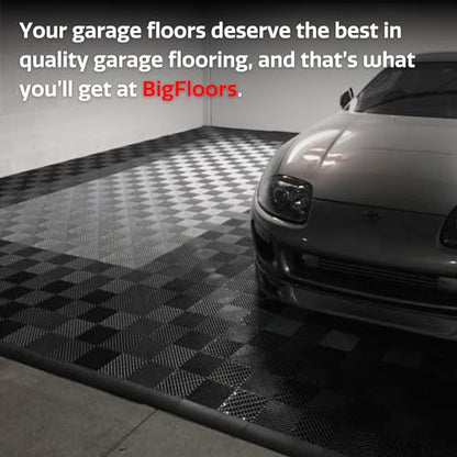 SnapLock RaceDeck Free-Flow 12"x12" Garage Tiles, 48pk, Bright Blue - color: Bright Blue, size: 48 Pack