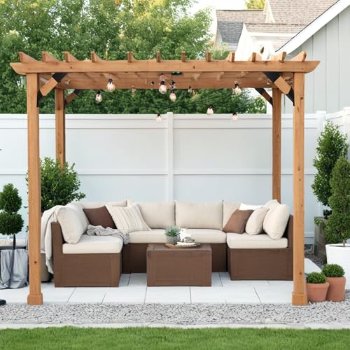 12 PCS 45-Degree Angle Pergola Bracket Angle Support Bracket Pergola Brace