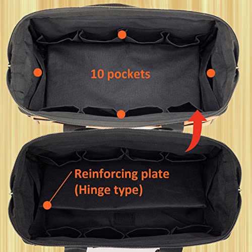 Magnetic wristband 13 inch tool bag set gifts for men for holding screws and hand tools power tools storage woodworking electrician construction