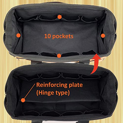 Magnetic wristband 13 inch tool bag set gifts for men for holding screws and hand tools power tools storage woodworking electrician construction