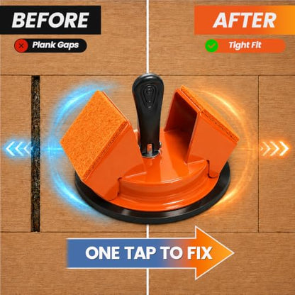 Floor Gap Fixer Tool Double 45° Suction Cup Repair Kit with Markers
