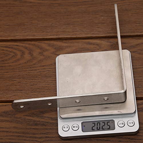 WEBI L Brackets Corner Bracket,90 Degree Stainless Steel Corner Brace- 8 Packs 4 mm Thick 6" X 6",Heavy Duty Shelf Brackets Right Angle Bracket for Shelf, Wood, Furniture, Brushed Nickel - size: 6"L*6"H(Brushed Nickel)-4mm Thick-8pcs
