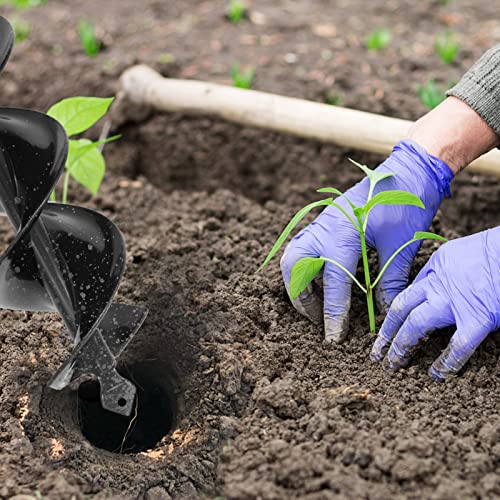 TCBWFY Garden Auger Drill Bit for Planting 3x16.5inch,Total Solid Barrel Extensive Blades,for Planting Flowers Bulbs,Rapid Planter Earth Post Umbrella Hole Digger for 3/8" Hex Drive Drill - size: 3"x16.5"