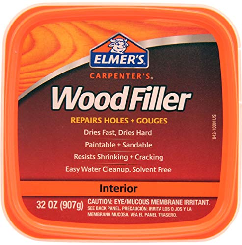 Elmer's E842L Carpenter's Interior Wood Filler, 32 Oz, Pack of 3