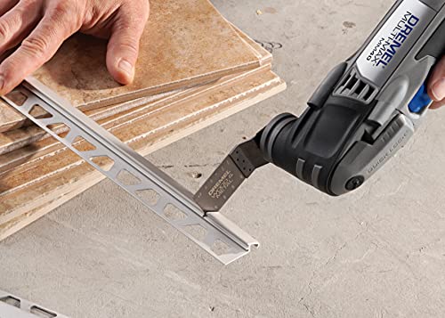 Dremel MM482 Bi-Metal Flush Cut Oscillating Multitool Blade, Ideal for Wood and Metal Cutting Applications - Universal Quick-Fit Interface Fits Bosch, Makita, Milwaukee, and Rockwell - style: 1-Pack