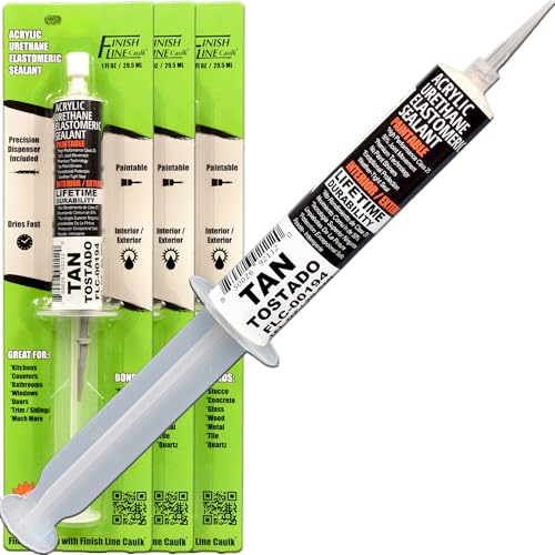 30mL Pre-Filled Precision Caulk Applicator Tan, 3-Pack - color: Tan