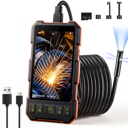 Epicmate 50FT Triple Lens Inspection Camera,5”IPS Screen Endoscope Camera - size: 5" Triple Lens-50FT