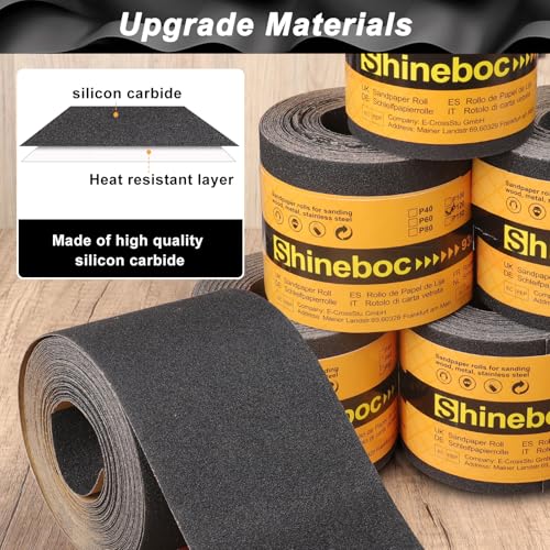 Sandpaper Roll 2000 Grit, Wet Dry Sand Paper 3-2/3" Wide 11 Yard - style: 2000 Grit