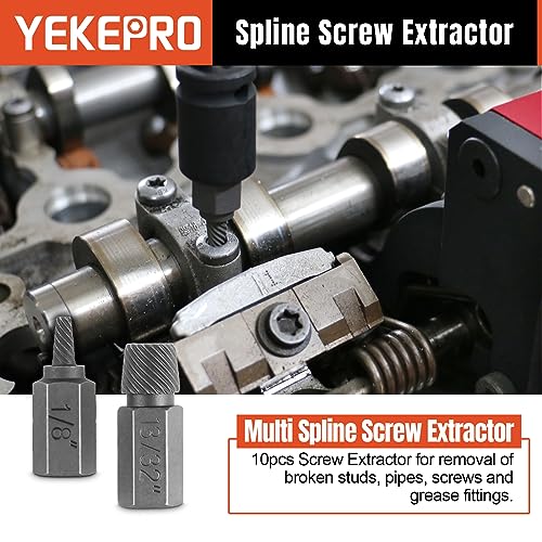 40 Pcs Broken Bolt Extractor Kit with Easy Out Screw Extractor Set - size: 40-Piece Bolt & Screw Extractor Set