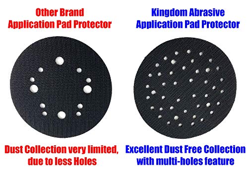 5-In. Kingdom Abrasive Pro-Net Woodworking Assorted Grit, 5 Each of 80, 120, 180, 240 & 400 Pro-Net Mesh Sanding Discs with Free Pad Protector (25-Pack) - size: Woodworking
