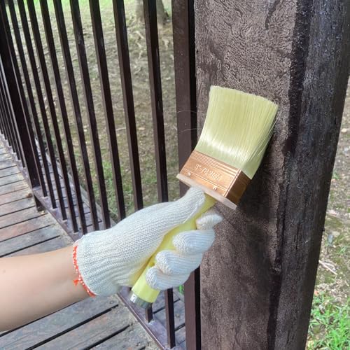 Great Andrew 3 Inch Deck Stain Brush, 2 Pack, Dense Bristles - size: 2 PCS, 3-INCH