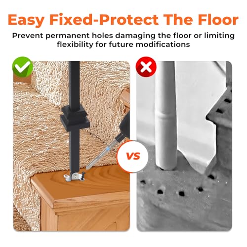 Sidasu 50-Pack Baluster Connectors for 1/2'' Square Balusters