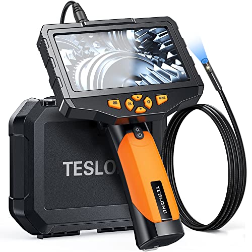 Teslong 5'' Dual Lens Borescope Camera for Wall & Engine Inspection - size: 3.3FT