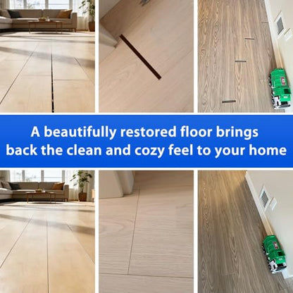 Heavy Duty Floor Gap Fixer Tool – Professional Flooring Gap Repair with 45° Striking Surface & Strong Suction Cup, Includes 5pcs Extra Sticky Pads for Laminate & Vinyl Floors