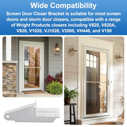 Replacement Door Jamb Bracket Compatible with Lanai Screen Enclosure Doors