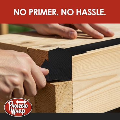 Protecto Wrap Deck Joist Tape 9" x 50' – Self-Adhering Flashing with Super Stick Technology for Deck Framing Protection, Moisture Barrier for Joists, Beams, and Ledgers in Wood or Composite Decking