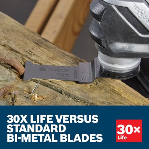 Bosch OSL134C-10 Carbide Plunge Cut Blades for Multi-Tool CV18DBL (10-Pack) - size: 1-3/4 in