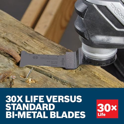 Bosch OSL134C-10 Carbide Plunge Cut Blades for Multi-Tool CV18DBL (10-Pack) - size: 1-3/4 in