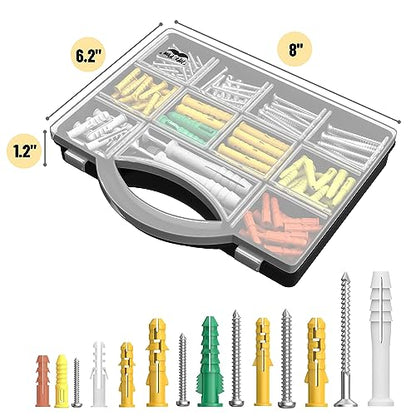 Mr. Pen- Wall Anchors Kit, 370 pcs, Picture Hanging Kit for Wall Decor
