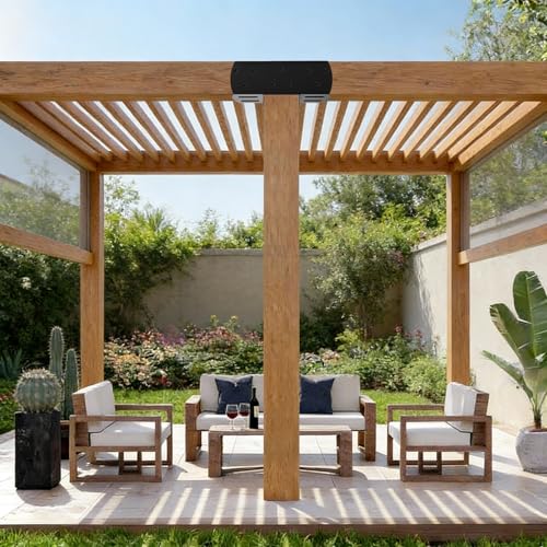 2 Pcs 4"x 4" 3-Way Pergola Bracket(Actual Fit: 3.6"x3.6") Post - size: 3-Way 4x4 Inch - 2 Pcs