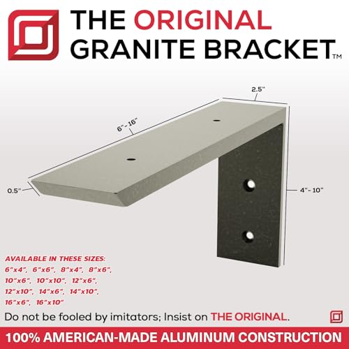 Heavy Duty Wood Shelf Brackets (10 in. x 10 in.)-Decorative Rustic Wall Shelf Supports for Floating Shelves, Bookshelves, and Kitchen Storage – Solid Steel Brackets with Pre-Drilled Mounting Holes - size: 10 x 10 Inches