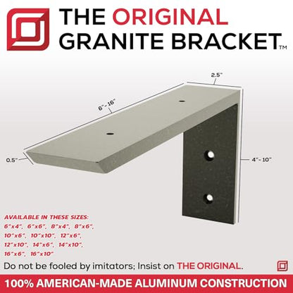 Heavy Duty Wood Shelf Brackets (10 in. x 10 in.)-Decorative Rustic Wall Shelf Supports for Floating Shelves, Bookshelves, and Kitchen Storage – Solid Steel Brackets with Pre-Drilled Mounting Holes - size: 10 x 10 Inches