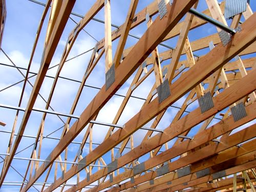 Simpson Strong Tie TSBR2 Galvanized Truss Spacer-Restraint, Easy Installation, 22-Gauge Steel, Spacers Stay in Place During Sheathing, 25-1/2 in TSBR2-24 (Pack of 50)