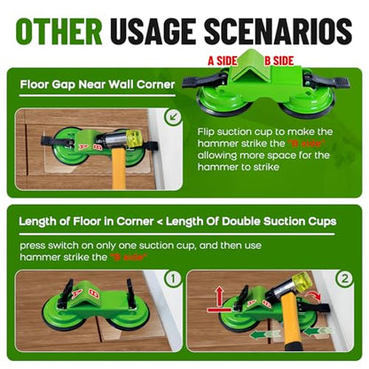 NAACOO Heavy Floor Gap Fixer Tool with 5pcs Sticky Pad