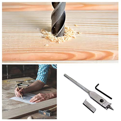 22-77mm Adjustable Spade Bit Expansive Flat Woodworking Boring Drill Bit Blades Cutters Set - style: 22-77mm
